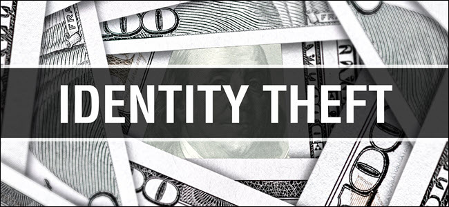 Sanat "Identity Theft" yli 100 dollarin laskut.