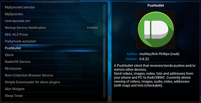 kodi-pushbullet-install