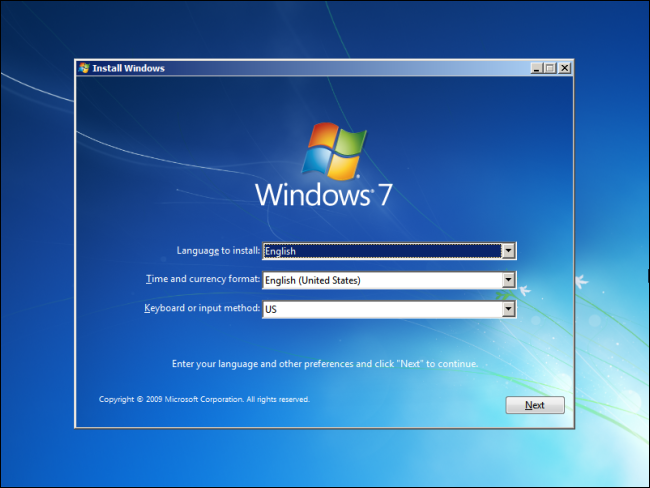 windows 7-installer