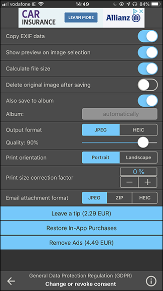 Redimensionando en iOS