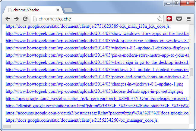 chrome-cache-entries