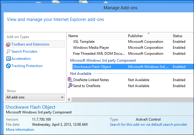 all-installati ActiveX-Controls internet-explorer-view-