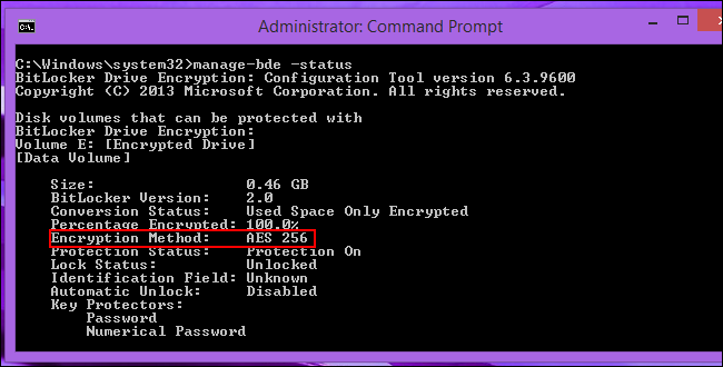 check-bitlocker-drive-encryption-method-with-manage-bde-status