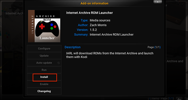 Kodi-install-internet-archief-game-launcher