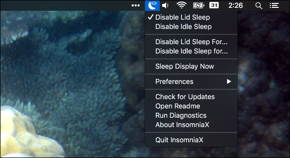 insonnia-menubar-opzioni