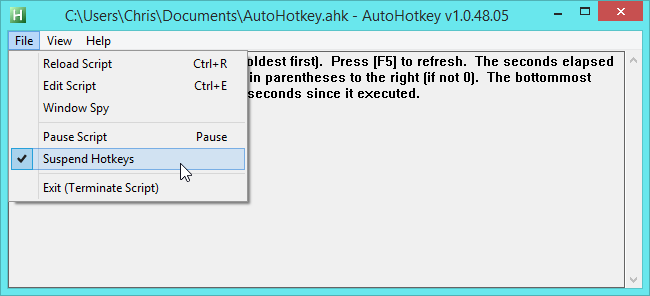 autohotkey-suspend-hotkeys