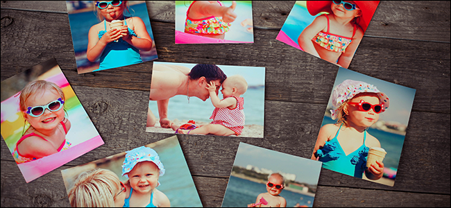 foto nostalgiche di un bambino in spiaggia