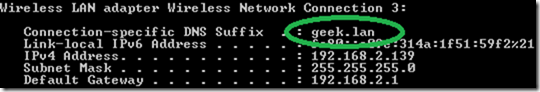 suffix dhcp3