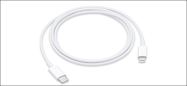 USB-C إلى كابل البرق