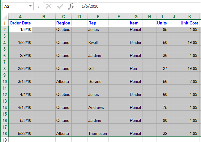 01_selecting_area_for_row_ מחיקה