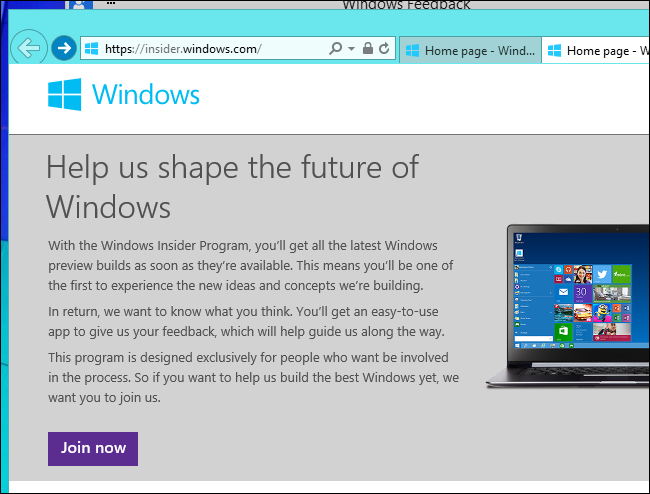 join-windows-insider-program-for-feedback-app