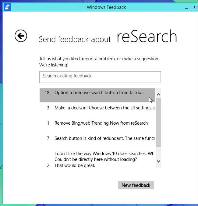 biztosítja-feedback-about-windows-10-via-windows-feedback-app