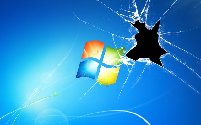Törött Windows 7